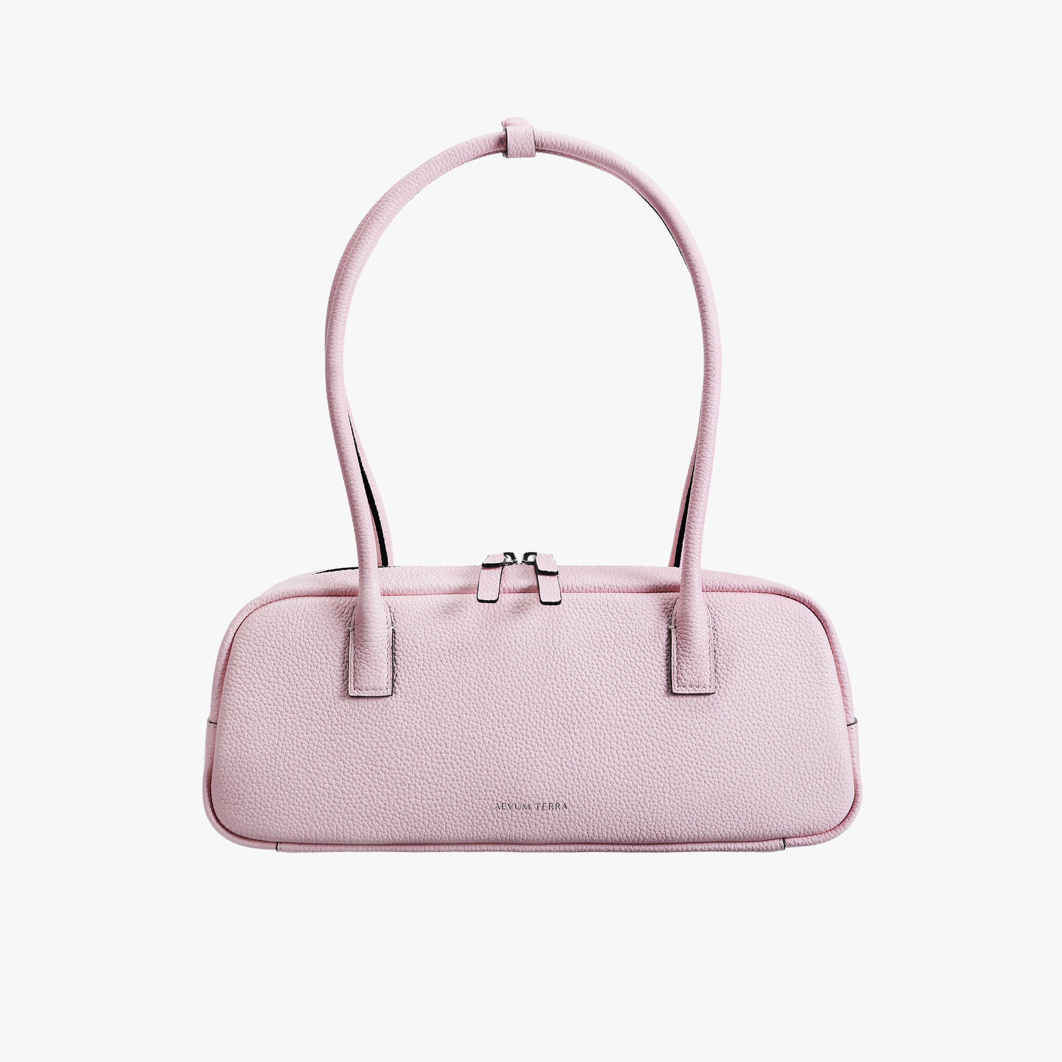 Suede Cut-Out Handle Tote Bag 2-2