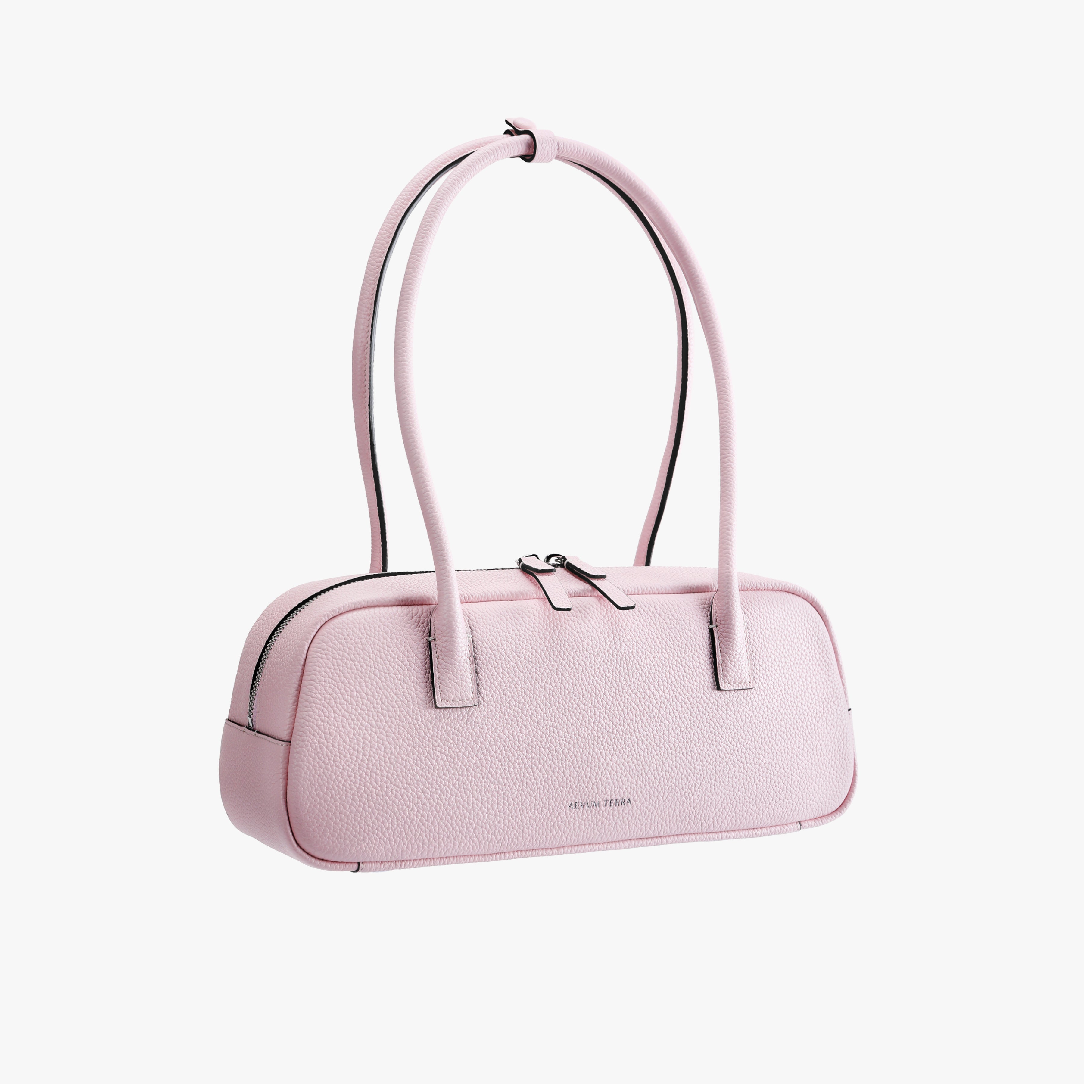 Suede Cut-Out Handle Tote Bag 2-2