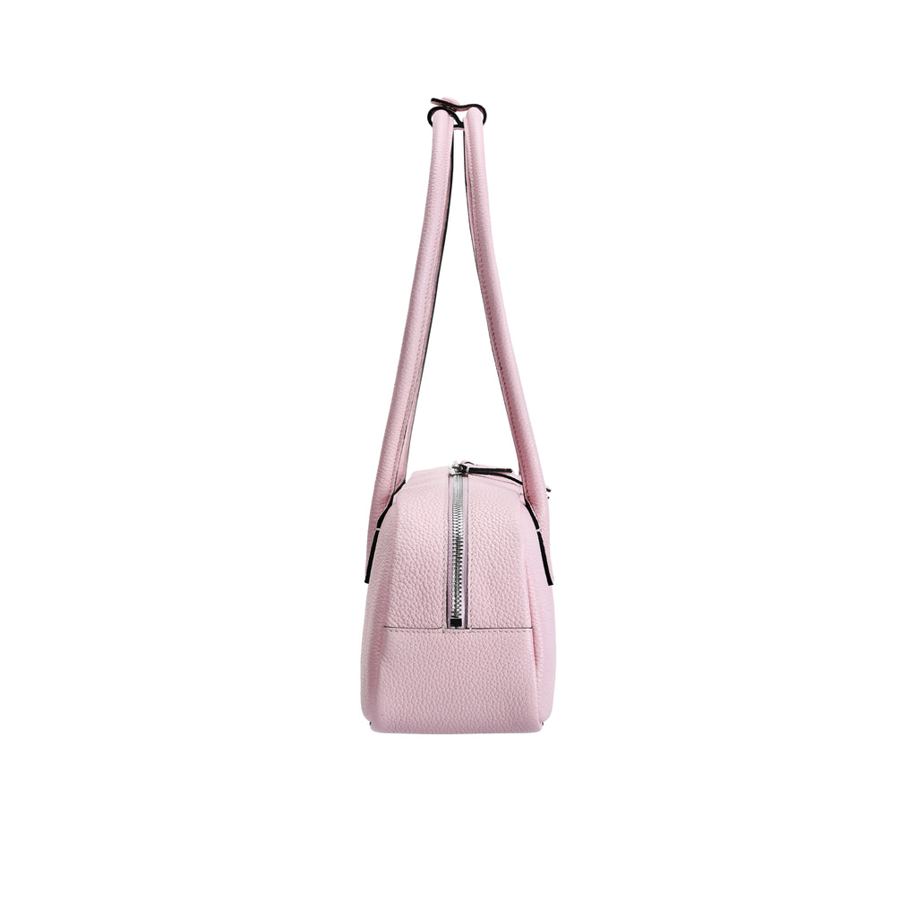 Suede Cut-Out Handle Tote Bag 2
