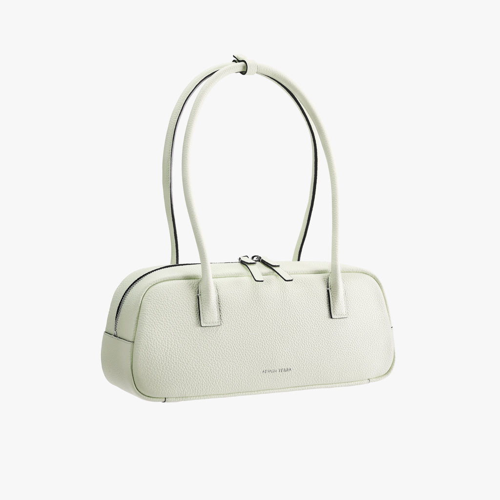 Suede Cut-Out Handle Tote Bag 4