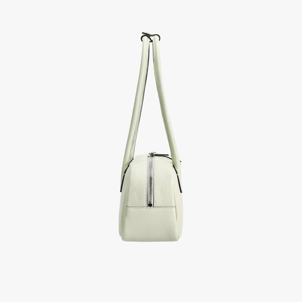 Suede Cut-Out Handle Tote Bag 3