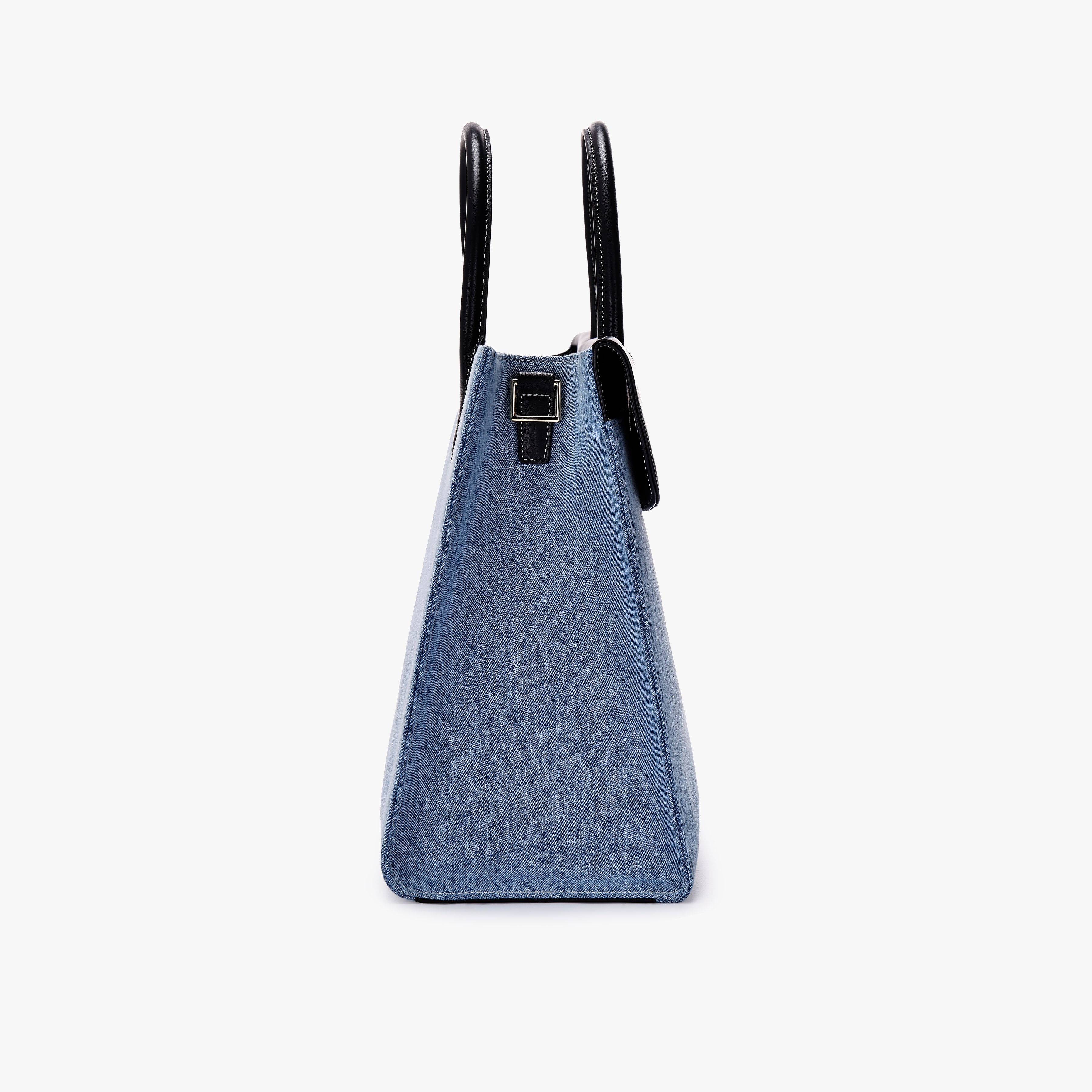 Civis Structured Briefcase Denim Blue