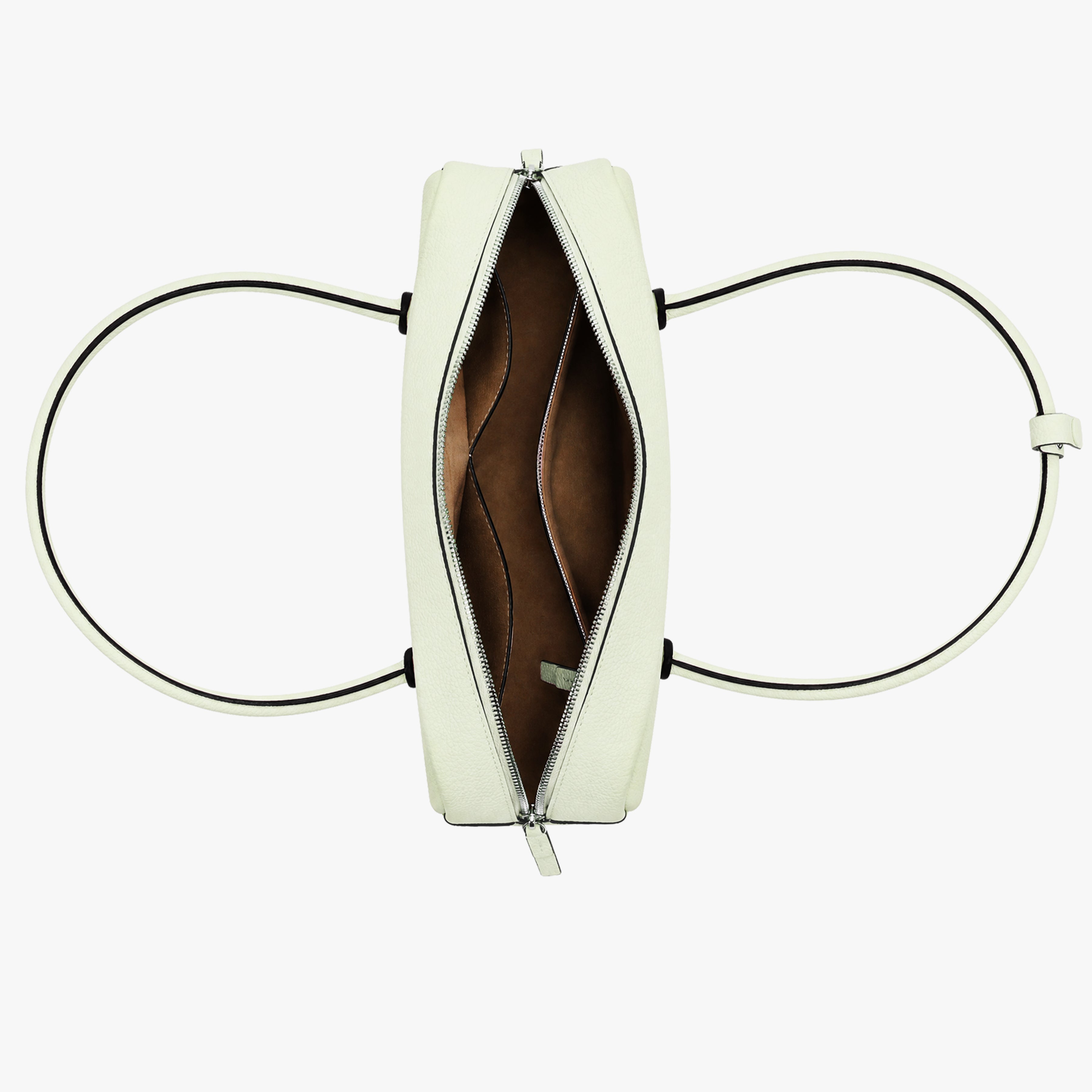 Suede Cut-Out Handle Tote Bag 4